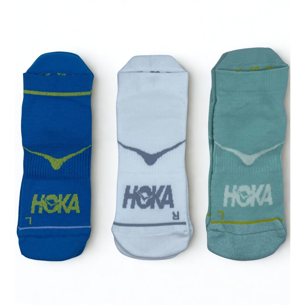 3 Pairs HOKA Time To Fly No Show Socks  Unisex L , NWOT
